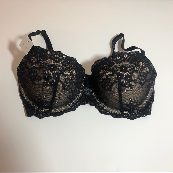 Gilligan & O'Malley Other - Gilligan & O’Malley Black Lace Push-Up, 36C, NWT